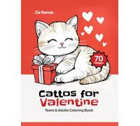 Cattos for Valentine Coloring Book: 70 Funny Kitty Memes Coloring Book for Adult Relaxation, Valentine Coloring Book for Cat Lovers - (Gifts for Her and Him)