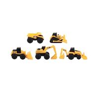 CatToysOfficial, 5 Mezzi da Cantiere Giocattolo per Bambini CAT Little Machines - Camion Giocattolo per Bambini Ribaltabile, Pala, Bulldozer, Terna, Escavatore Giocattolo | Giochi Bambini 3 Anni+