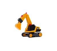 CATtoysOfficial | Excavadora Power Switch Crew | Giocattolo da Costruzione per Bambini con Tre Teste di Attrezzi Intercambiabili, Suoni Idraulici Realistici, Luci, Braccio di Escavazione Mobile
