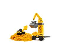 CatToysOfficial Little Machines Ground Crew - Set da gioco con Insta-Dirt - Giocattoli sensoriali per bambini dai 3 anni in su, 15 composti di sporco a crescita rapida e 2 veicoli, ideale per ragazzi