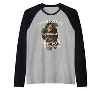 Cattura Happy Hour Rilascio Texas Impregnate Maglia con Maniche Raglan