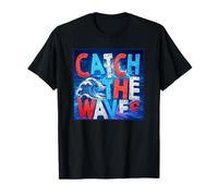 Cattura Le Onde Fun Surfer Maglietta