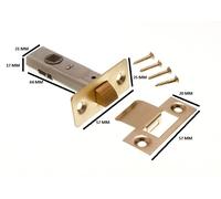 Cattura Serratura A Mortasa Tubolare 63Mm EB + Pacchetto Di Fissaggi Da 200