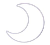 Cattura sogni utilizzando la luna bianca fatta a mano forma unica per acchiappasogni, ghirlande, macramè, forniture artigianali