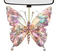 Cattura Sole Farfalla Auto | Decorazione Albero Di Natale Farfalla - Crea Arcobaleni 2D con Effetto Scintillante per Borsa Casa Porta Bambini Specchietto Retrovisore