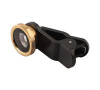 Cattura unico angolo Multi Lens Kit tra cui Fisheye, grandangolo e opzioni macro per telefoni (oro)