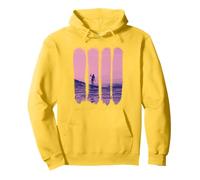 Catturami tra le onde Summer Ocean Surfer Pennellate Felpa con Cappuccio