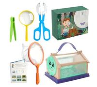 Catturatore Di Lombrichi, Giocattolo Da Esterno Per Esploratori, Kit Per Catturare Lombrichi Con Rete Da Raccolta, Pinzetta E Lente D'Ingrandimento, Per Estate, Natura, Giardino E Parco Per Bambini