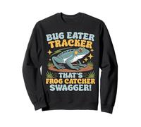 Catturatore Di Rane Bug Eater Tracker Rana Felpa