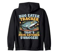 Catturatore Di Rane Bug Eater Tracker Rana Felpa con Cappuccio