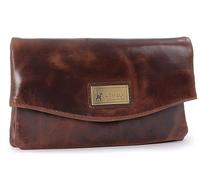 Catwalk Collection Handbags - Borsa Pochette in Pelle con Tracolla Regolabile - Borsa a Tracolla Piccola da Donna - Borsetta da Sera - Hannah Marrone