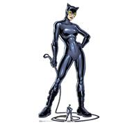 Catwoman Con Frusta Officiale DC Comics Cutout In Dimensione Reale E Mini