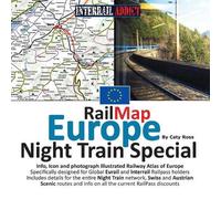 Caty Ross RailMap Europe - Night Train Special 2017 (Tascabile)