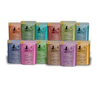 catz finefood Classic Collection Mix Set di cibo umido per gatti - Cibo umido per il vostro gatto senza cereali e zucchero ad alta percentuale di carne, 24 x 85 g sacchetti