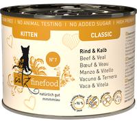 catz finefood Classic Kitten No. 07 Manzo e Vitello - 200 g