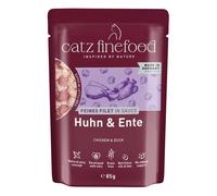 catz finefood Fillets 16 x 85 g - Pollo & Anatra