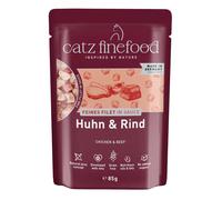 catz finefood Fillets 16 x 85 g - Pollo & Manzo