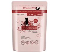 catz finefood Kitten 6 x 300 g Umido gatto - Pollame