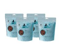 catz finefood Meatz - Gatti a forma di canguro, n. 13, strisce croccanti in 100% carne di canguro, per persone allergiche senza zucchero, senza cereali (4 x 45 g)
