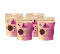 catz finefood Meatz - Snack per gatti Essential Mix - Strisce croccanti dei più popolari tipi di carne, per persone allergiche senza zucchero, senza cereali (4 x 45 g)