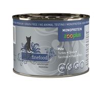 catz finefood Monoproteico zooplus 24 x 200 g Alimento umido per gatti - Tacchino