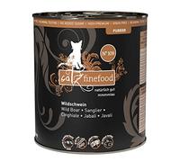 catz finefood Purrrrr - Cibo monoproteico per gatti bagnato N° 109, per gatti sensibili alla nutrizione, 70% carne, 6 barattoli da 800 g