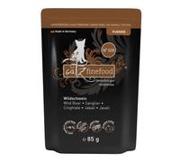 catz finefood Purrrrr Selvatico Monoprotein cibo umido per gatti N° 109, per gat