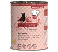 catz finefood Ragout 24 x 380 g Umido per gatto - Oca & Tacchino