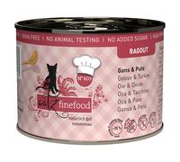 catz finefood Ragout 6 x 180 g / 190 g - 6 x 190 g Oca & Tacchino