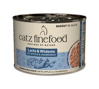 catz finefood Ragout 6 x 180 g - Salmone & Anatra selvatica
