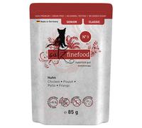 catz finefood Senior 16 x 85 g Alimento umido per gatto - Pollo