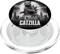 Catzilla Cat Arte Giapponese Divertente PopSockets PopGrip per MagSafe