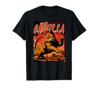 Catzilla - Nekomata o Bakeneko? Maneki Neko Catzilla Maglietta