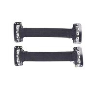 Cauaoa 2 fasce nere corte portatili per lifting facciale, riutilizzabili, elastiche, regolabili, per capelli, occhi, rimozione delle rughe, alla moda