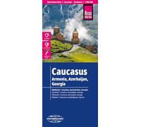 Caucasus, Armenia, Azerbaijan, Georgia (1:650 000): reiß- und wasserfest (world mapping project)