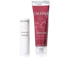 Caudalie Duo Pack Lip Stick Labial 4.5g + Hand & Nail Cream 30ml Thé De Vignes