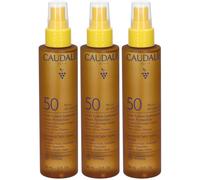 Caudalie Olio Solare Abbronzante Alta Protezione SPF 50 3x150 ml