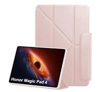 CAUHENYEE Cover per Honor Magic Pad 4, Funzione Stand Verticale, Anti-Goccia, Custodia Protettiva Antiurto per Honor Magic Pad 4 - Rosa
