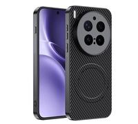 CAUHENYEE Cover per Vivo X300 Pro 5G con Magnete Integrato, Antiscivolo, Resistente a Urti e Graffi - Custodia Magnetica per Vivo X300 Pro 5G - Nero