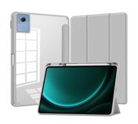 CAUHENYEE Custodia per Lenovo idea Tab 11" Cover, [Tripla Protezione] Antiurto, Chiusura Magnetica, Retro Trasparente - Custodia Protettiva Sottile con Funzione Sleep e Supporto Pieghevole - Grigio