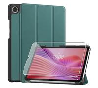 CAUHENYEE Custodia per Lenovo Tab One 8.7" Cover, Set Protettivo Tablet con 1 Proteggi Schermo, Funzione Supporto Verticale, Cover Protettiva per Lenovo Tab One 8.7" - Verde