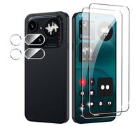 CAUHENYEE Pellicola per Nothing Phone 4a Pro Vetro Temperato,2 pezzi Pellicola Vetro Temperato + 2 pezzi di Protezione per Fotocamera,HD Vetro Protettivo con Durezza 9H