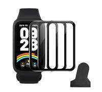 CAUHENYEE Pellicola Protettiva per Xiaomi Smart Band 9 Active, [3+1] 3 Pellicole Protettive a Copertura Totale + 1 Strumento di Installazione Semplice, Resistente ai Graffi