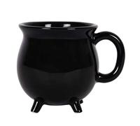 Cauldron - di Halloween per feste stagionali, Witches Ceramic Tea Cups with Design, Gothic Drinkware Desk Decor for Women, Men, Hot or Cold Drinks, Juice, Tea, Cappuccino, Living Room, Kitchen