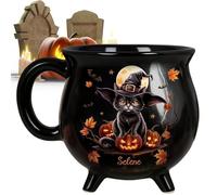 Cauldron Mug,Tazza da latte in ceramica | Tazza decorativa per Halloween, novità gotica, per la casa, Halloween, caffè, cena in famiglia e amici