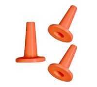 Caulk Cover - Nozzle Protector | 3 Pieces Reusable Leak Protector Plugs, 3D Printed Orange Caulk Nozzle Protective Covers, Professional Sealing Caps For Caulking Tubes In Home, Workshop And Garage