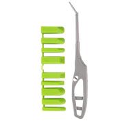Caulk Finishing Tool - Grout Remover | 9 Heads Ergonomic Handle Finishing Tool | 9-in-1 Silicone Trimming Scraper for Kitchen Bathroom Tiles Brick Floor Sink Joint Corners Seams, Non-Scratch Finish