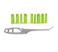 Caulk Finishing Tool - Smoothing Grout Remover, Silicone Scraper with 9 Heads Grout Ergonomic Handle Finishing Tool, Precision Sealant Kit for Kitchen Bathroom Tiles, Tools for Brick Floor Sink