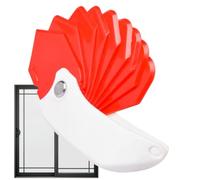 Caulking Spatula - 9 in 1 Foldable Spreader, Caulk Sealant Applicator | Multi-Edge ABS pieghevole Design | Home Window Door Tub Sink Shower Baseboard, Nine In 1 Caulking Spatula Sealant Applicator