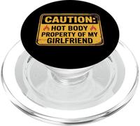 Caution Hot Body Property Of My Girlfriend PopSockets PopGrip per MagSafe